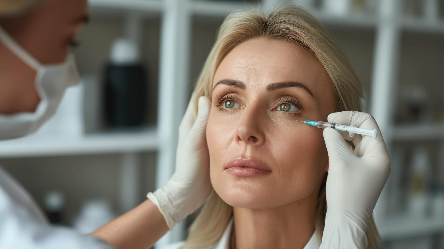 botox unter den augen spritzen